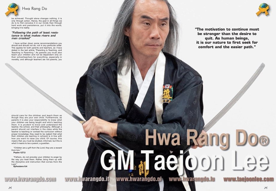 English Version:

This is a follow up article from “Parenting is Teaching” concerning the essential element of Discipline to Maximize the potential of children and students. It’s a must read to bettering the world one person at a time in the January Issue of Budo International by Grandmaster Taejoon Lee. 

“Punish out of Hatred,
Discipline out of Love”

Please read this Part 2. Hope you enjoy.

Photos by Claire Davey

#hwarang #hwarangdo #taesoodo #martialarts #clairedaveyphotography #parenting #teaching #family #english #empowerment #children #child #discipline #selfesteem #confidence #taejoonlee #화랑 #화랑도 #이태준 

https://issuu.com/budoweb/docs/martial_arts_magazine_budo_international_442_jan/62
