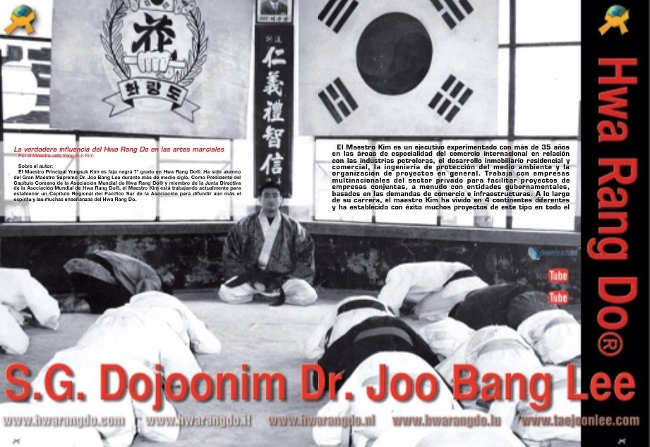 For our Spanish Friends:

In the August 2022 issue of Budo International Master Yong Suk Kim, one of the first students in America when the Founder Supreme Grandmaster Dr. Joo Bang Lee immigrated and opened his first school in the early 1970s tells of the true impact and influence of Hwa Rang Do in the development of the martial arts in the United States being the most comprehensive martial art in the world which sparked the mixing of martial arts.

#hwarang #hwarangdo #taesoodo #martialarts #mma #taekwondo #karate #history #motivation #inspiration #korea #koreanmartialarts #america #usa #founder #original #joobanglee #화랑 #화랑도 #태수도 #태권도 #무술 #이주방 #역사

https://issuu.com/budoweb/docs/revista_artes_marciales_cinturon_negro_456_agost/92