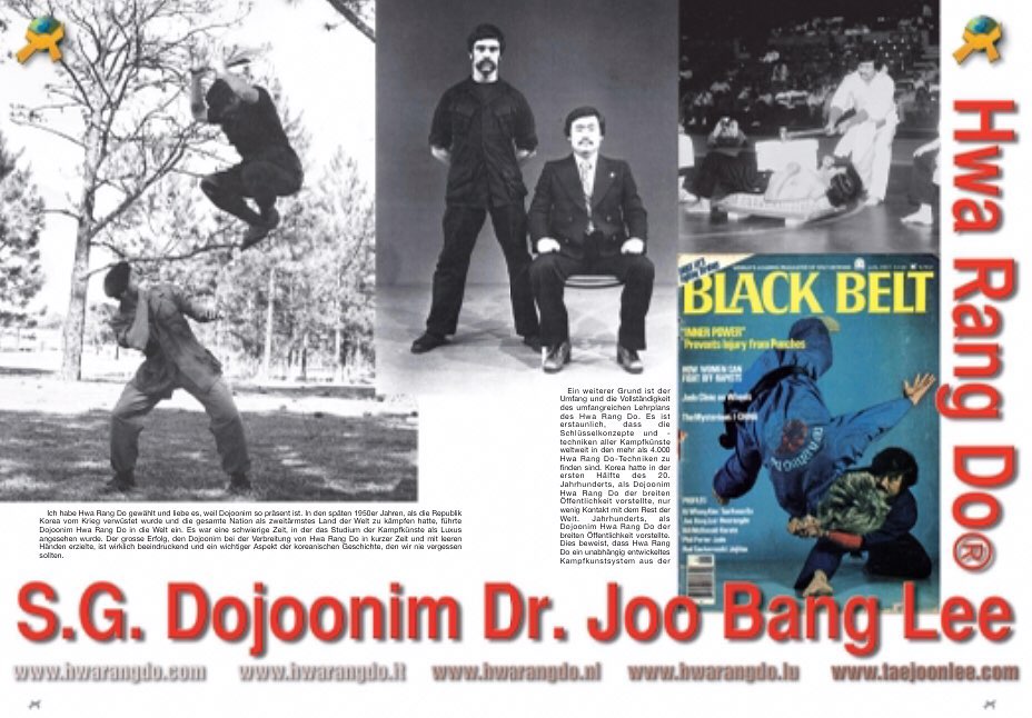 For Our German Friends:

In the August 2022 issue of Budo International Master Yong Suk Kim, one of the first students in America when the Founder Supreme Grandmaster Dr. Joo Bang Lee immigrated and opened his first school in the early 1970s tells of the true impact and influence of Hwa Rang Do in the development of the martial arts in the United States being the most comprehensive martial art in the world which sparked the mixing of martial arts.

#hwarang #hwarangdo #taesoodo #martialarts #mma #taekwondo #karate #history #motivation #inspiration #korea #koreanmartialarts #america #usa #founder #original #joobanglee #화랑 #화랑도 #태수도 #태권도 #무술 #이주방 #역사

https://issuu.com/budoweb/docs/kampfkunst_budo_international_456_august_teil_1_/94